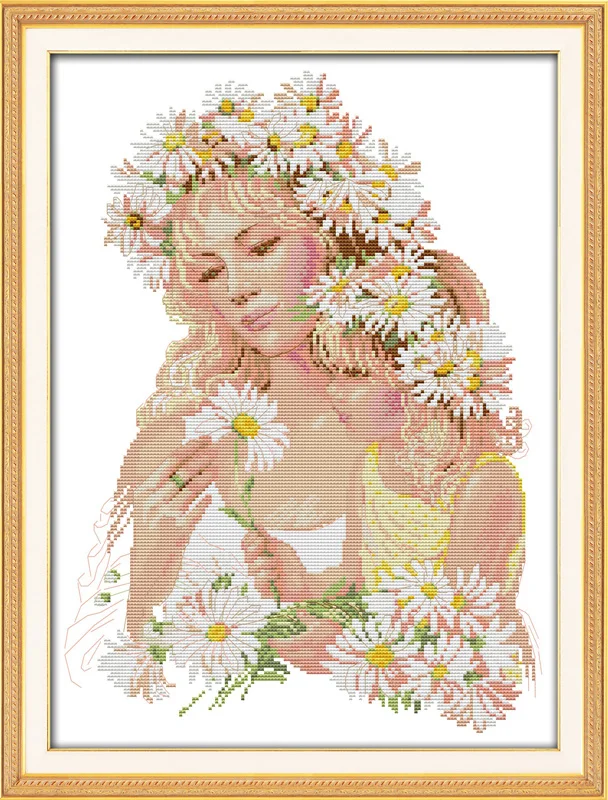 Mother and daughter with flowers cross stitch kit people 18ct 14ct 11ct count print canvas stitches embroidery DIY handmade
Mother and daughter with flowers cross stitch kit people 18ct 14ct 11ct count print canvas stitches embroidery DIY handmade