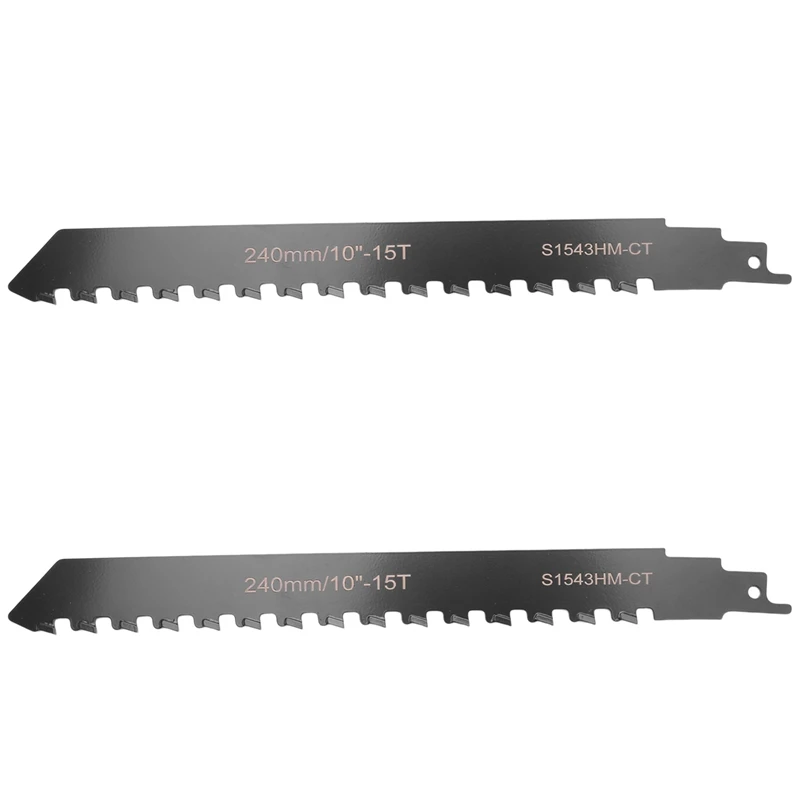 2X Reciprocating Saw Blade Carbide Tungsten Carbide For Cutting Porous Concrete, Fibre Cement, Brick 240Mm/9.45Inch
2X Reciprocating Saw Blade Carbide Tungsten Carbide For Cutting Porous Concrete, Fibre Cement, Brick 240Mm/9.45Inch