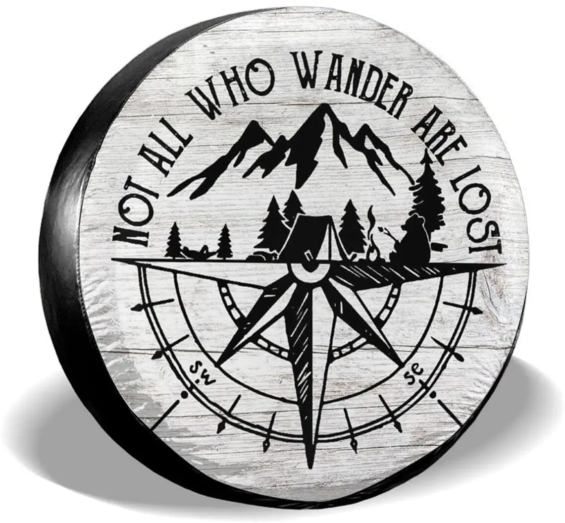 Hitamus Not All Those Who Wander are Lost Spare Tire Cover Universal Wheel Cover Waterproof UV
Hitamus Not All Those Who Wander are Lost Spare Tire Cover Universal Wheel Cover Waterproof UV
