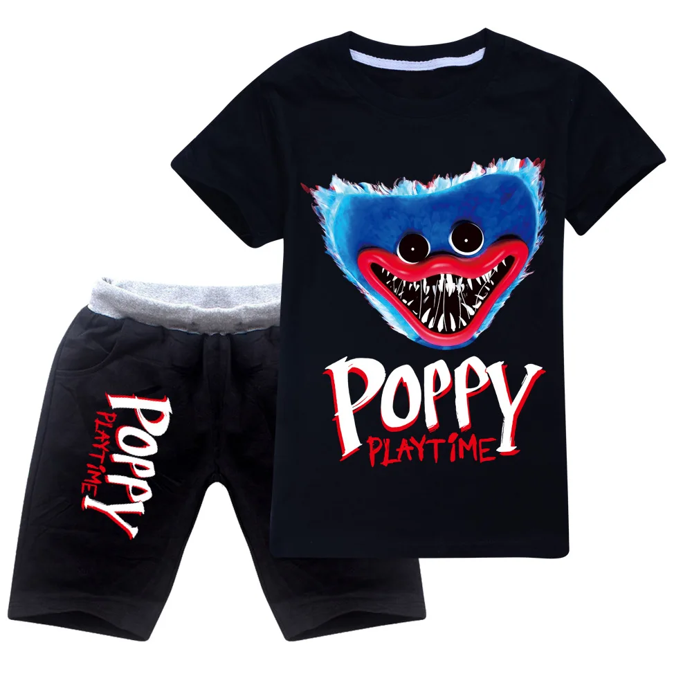 Baby Girls Boys Clothes Poppy Playtime Outfits Summer Kids Short Sleeve Huggy Wuggy T-Shirts+Shorts 2pcs Outfits Children's Suit
Baby Girls Boys Clothes Poppy Playtime Outfits Summer Kids Short Sleeve Huggy Wuggy T-Shirts+Shorts 2pcs Outfits Children's Suit