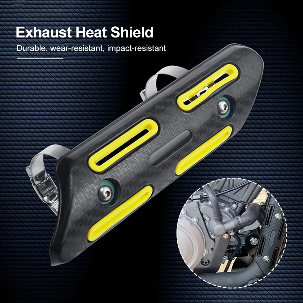Motorcycle Exhaust Heat Shield ABS Off-road Vehicle Exhaust Pipe Protection Guard Cover with Hose Clamp Motorcycle Parts
Motorcycle Exhaust Heat Shield ABS Off-road Vehicle Exhaust Pipe Protection Guard Cover with Hose Clamp Motorcycle Parts