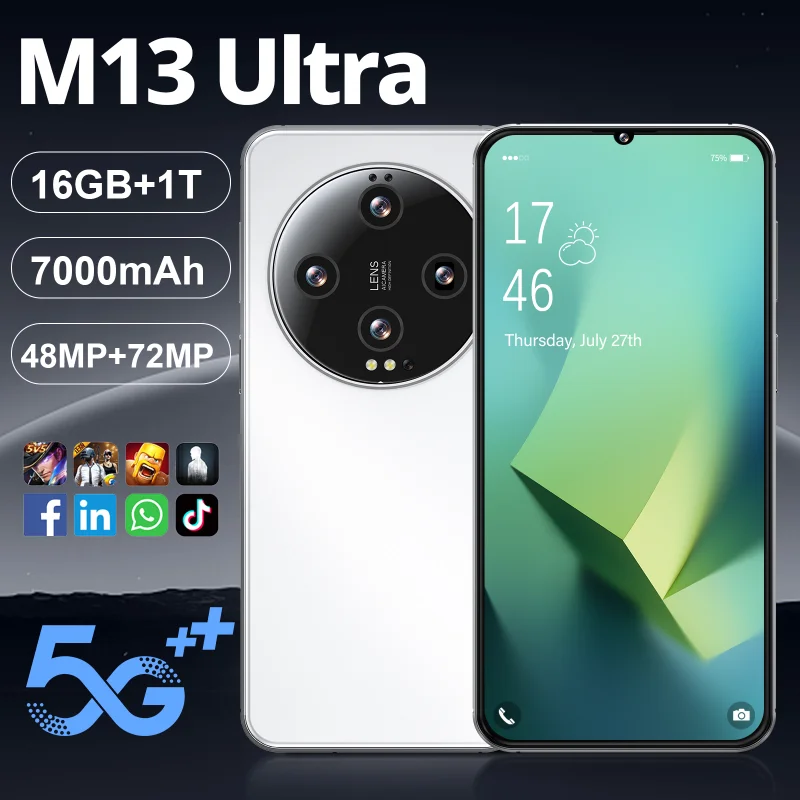 Оригинальный Новый разблокированный смартфон Mi 13 Ultra мобильный телефон 6,8 HD с полным экраном 16 ГБ + 1 ТБ
Оригинальный Новый разблокированный смартфон Mi 13 Ultra мобильный телефон 6,8 HD с полным экраном 16 ГБ + 1 ТБ