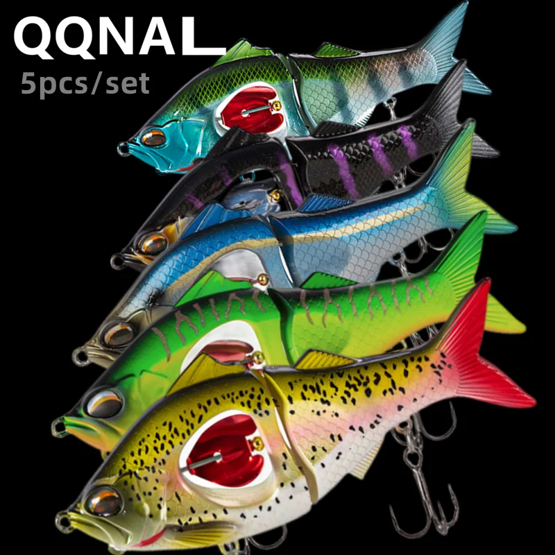 QQNAL 5pcs/Set 23g 113mm New Sinking Propeller Fishing Bait Jerkbait Jointed Swimbait Artificial Fishing Lure Crankbait Hard
QQNAL 5pcs/Set 23g 113mm New Sinking Propeller Fishing Bait Jerkbait Jointed Swimbait Artificial Fishing Lure Crankbait Hard
