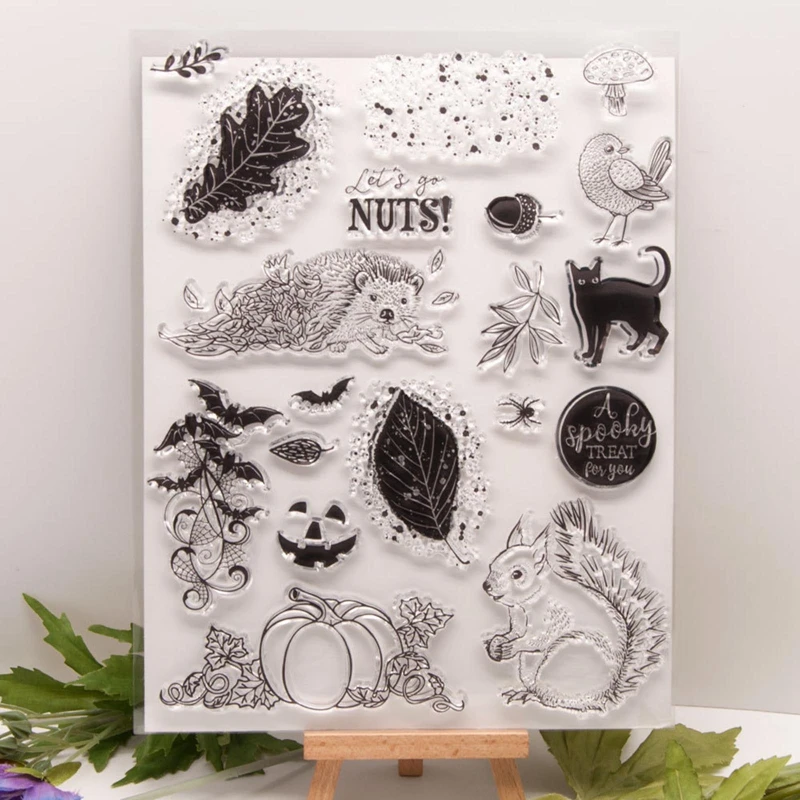 Happy Halloween Transparent Clear Silicone Stamps for DIY Scrapbooking/Card Making/Kids Fun Decoration Supplies
Happy Halloween Transparent Clear Silicone Stamps for DIY Scrapbooking/Card Making/Kids Fun Decoration Supplies
