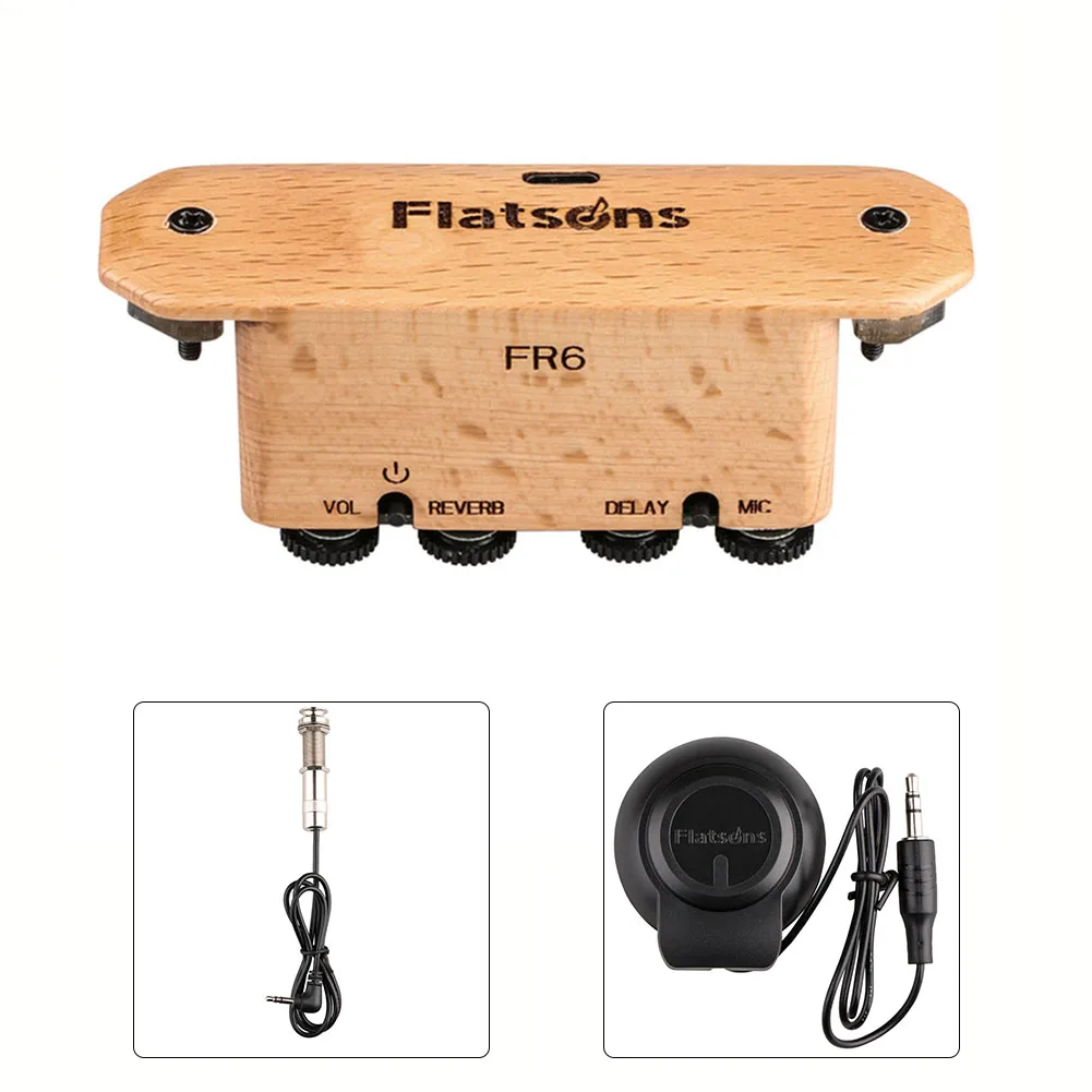 FLATSONS Upgraded Rechargeable Pickup With Reverberation Delay Amplification Multifunction Lightweight Music Instruments
FLATSONS Upgraded Rechargeable Pickup With Reverberation Delay Amplification Multifunction Lightweight Music Instruments