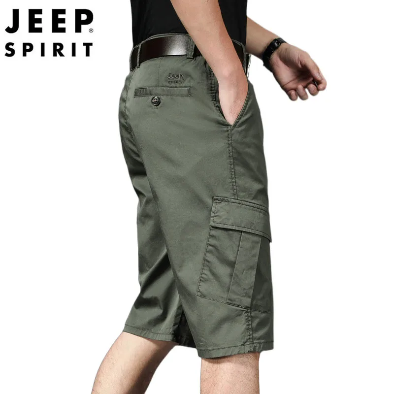 JEEP SPIRIT men shorts cotton fashion casual sports cropped pants loose straight breathable embroidery comfortable high quality
JEEP SPIRIT men shorts cotton fashion casual sports cropped pants loose straight breathable embroidery comfortable high quality