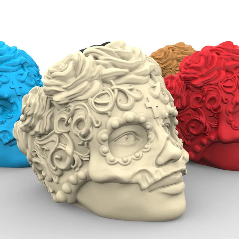 Large Pattern mask head candle silicone mold rose head cake chocolate silicone mold epoxy resin mold home decoration clay mold
Large Pattern mask head candle silicone mold rose head cake chocolate silicone mold epoxy resin mold home decoration clay mold