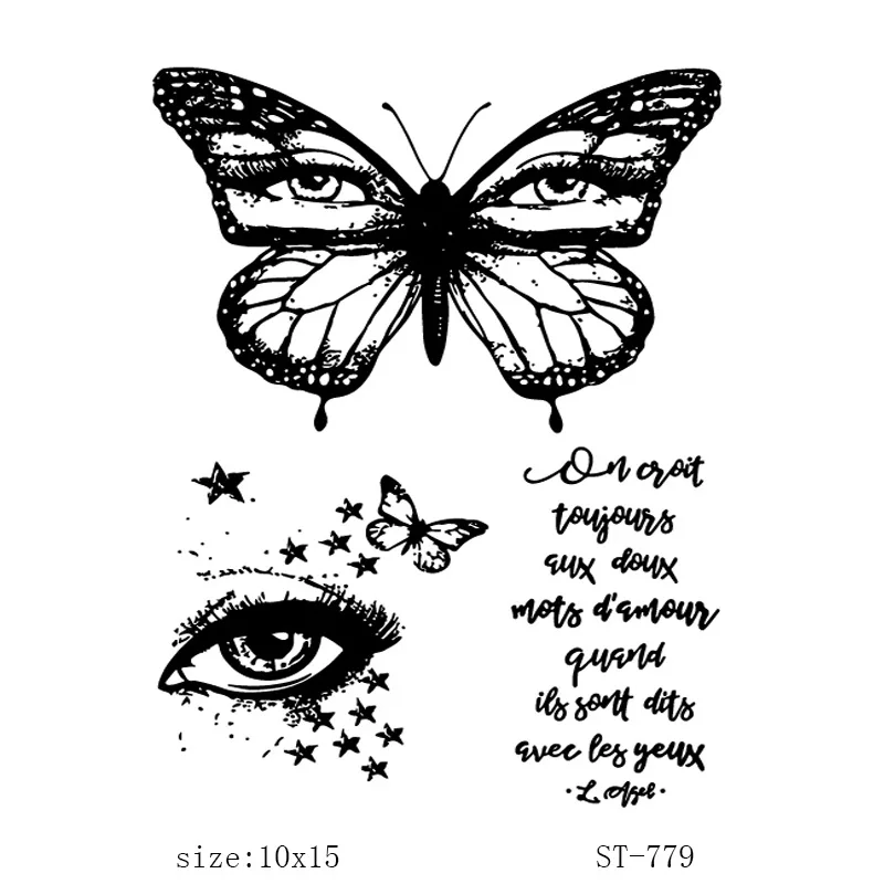 New Arrivals Eye Butterfly Clear Stamps for DIY Scrapbooking Card Transparent Stamp Making Photo Album Crafts Decoration
New Arrivals Eye Butterfly Clear Stamps for DIY Scrapbooking Card Transparent Stamp Making Photo Album Crafts Decoration