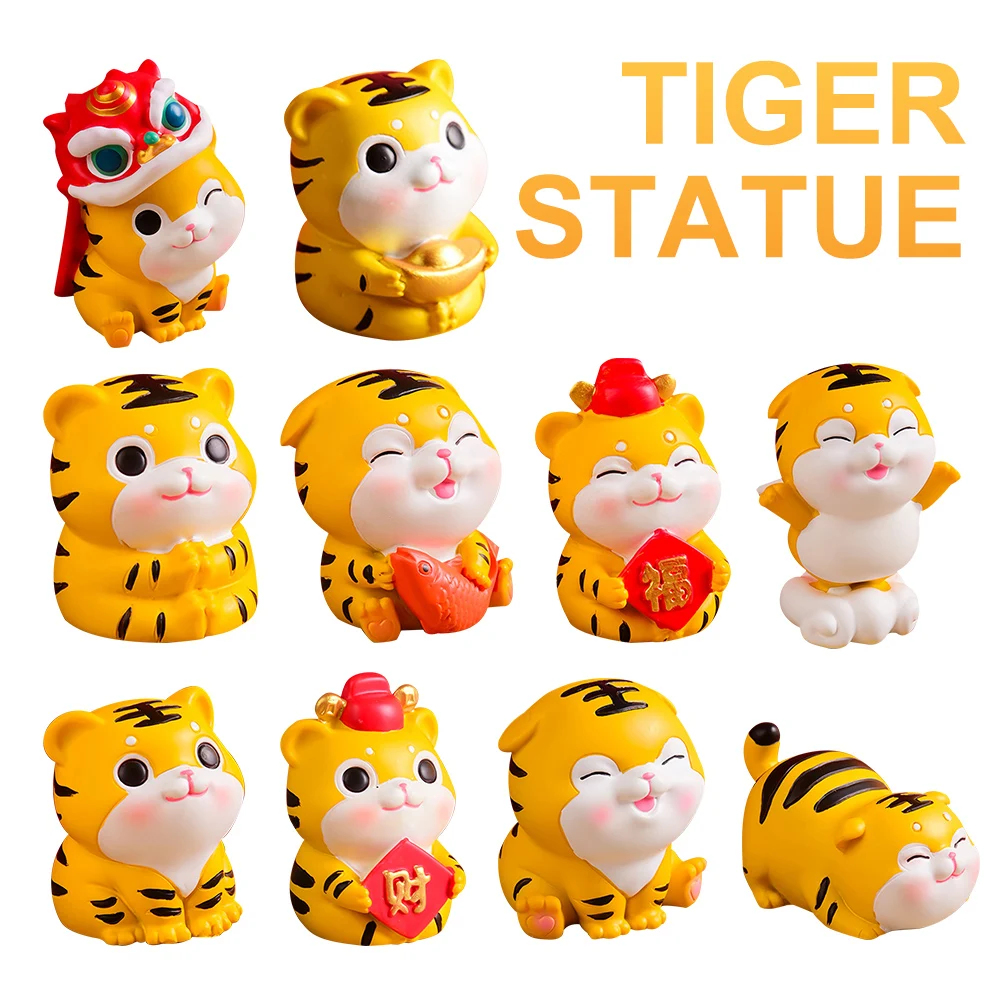 Cute Tiger Figurines Resin Tiger Statue Desktop Ornament Resin Ornaments Crafts Gifts Toy Home New Year Decor
Cute Tiger Figurines Resin Tiger Statue Desktop Ornament Resin Ornaments Crafts Gifts Toy Home New Year Decor