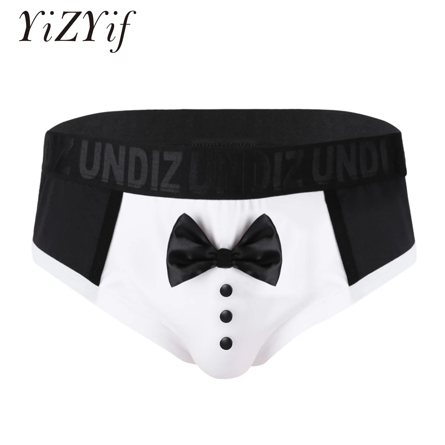 YiZYiF Sexy Gay Men's Soft Lingerie Cute Bow Tuxedo Briefs Jockstraps Underwear For Bachelor Fellowship Gentlemen's Party
YiZYiF Sexy Gay Men's Soft Lingerie Cute Bow Tuxedo Briefs Jockstraps Underwear For Bachelor Fellowship Gentlemen's Party