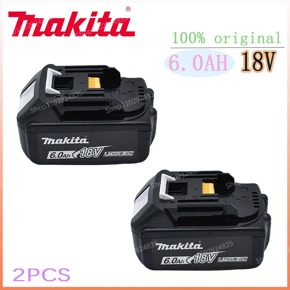 18V Makita Original 6.0Ah/6000mAh Lithium-ion Bbattery WithLED BL1830 BL1860B BL1860 BL1850 Rechargeable Power Tool Battery
18V Makita Original 6.0Ah/6000mAh Lithium-ion Bbattery WithLED BL1830 BL1860B BL1860 BL1850 Rechargeable Power Tool Battery