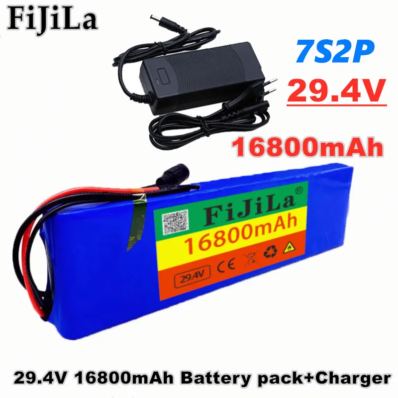 24V 16,8 Ah 7S 2P 18650 Li-ion Akku 29,4V 16800mAh Elektrische Fahrrad Moped Ausgleich Roller + 2A Ladegerät
24V 16,8 Ah 7S 2P 18650 Li-ion Akku 29,4V 16800mAh Elektrische Fahrrad Moped Ausgleich Roller + 2A Ladegerät