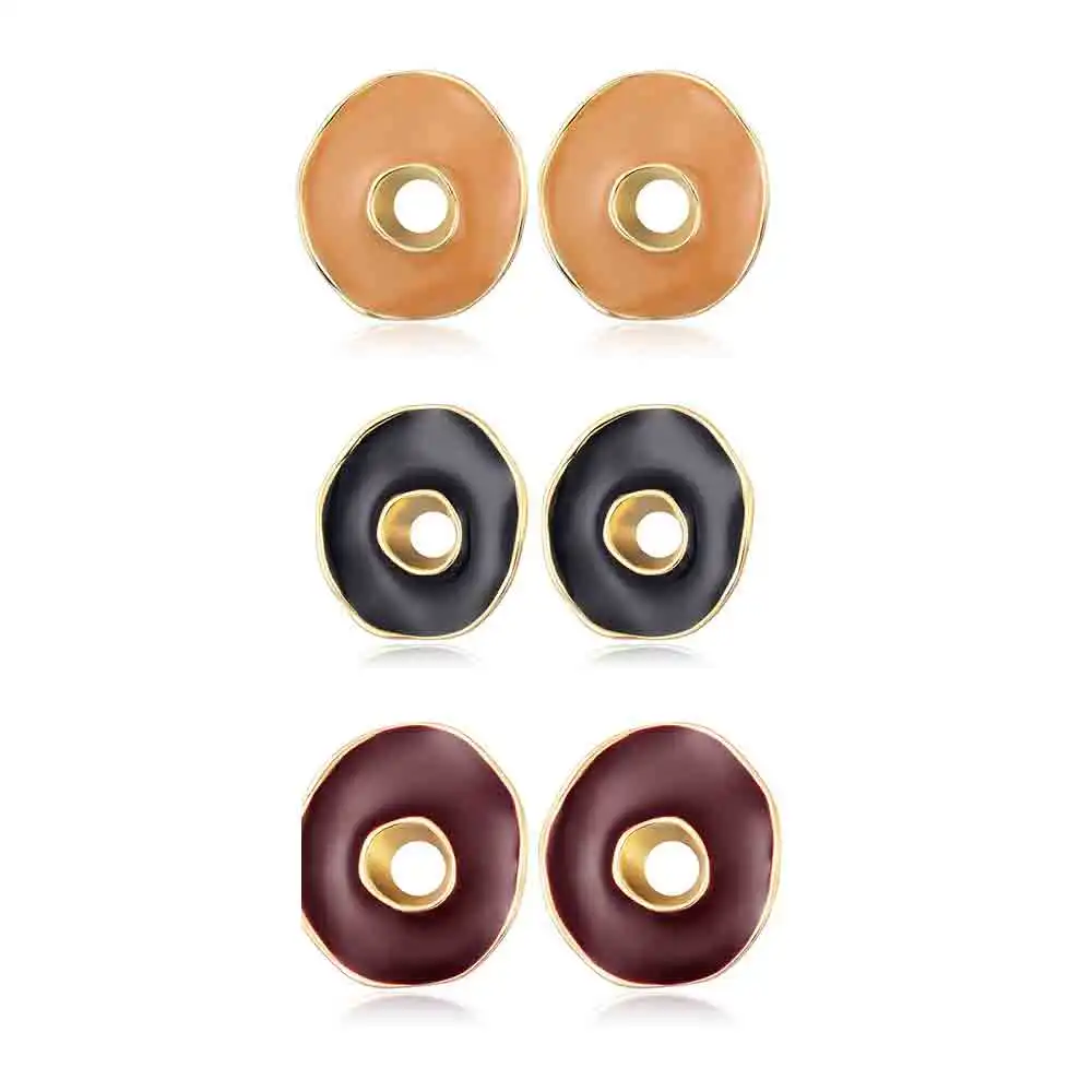 Korean Yellow Red New Stud Earrings Geometric Round Ear Earring for Women Fashion Jewelry Brincos boucle d'oreille femme 2023
Korean Yellow Red New Stud Earrings Geometric Round Ear Earring for Women Fashion Jewelry Brincos boucle d'oreille femme 2023