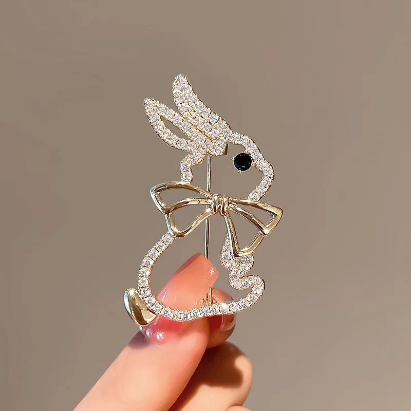 2023 New Year Cute Rabbit Bunny Brooch for Women Bow Crystal Rhinestone Jewelry Animal Cardigan Scarf Clip Pins for Backpacks
2023 New Year Cute Rabbit Bunny Brooch for Women Bow Crystal Rhinestone Jewelry Animal Cardigan Scarf Clip Pins for Backpacks