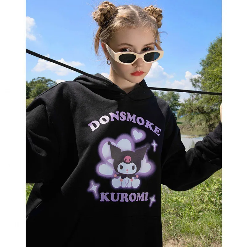 Sanrio My Melody Kuromi Kawaii Clothes Hoodie Winter Tops for Women 2022 Fall Winter Sweethearts Outfit Clothes for Teens
Sanrio My Melody Kuromi Kawaii Clothes Hoodie Winter Tops for Women 2022 Fall Winter Sweethearts Outfit Clothes for Teens