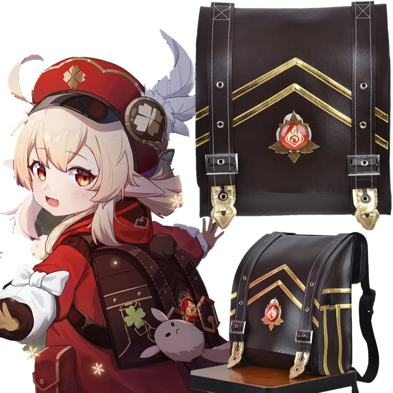 Game Genshin Impact Klee Cosplay Large Capacity Bag Backpack School PU Bags Christmas Gifts
Game Genshin Impact Klee Cosplay Large Capacity Bag Backpack School PU Bags Christmas Gifts