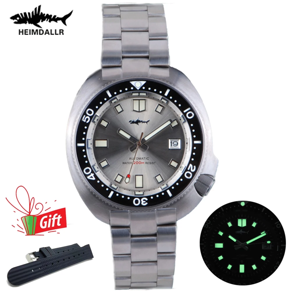 Heimdallr Titanium Watch Mens Sapphire Glass Diver Automatic Watch Champagne Dial 200M Waterproof Luminous NH35 Mechanical Watch
Heimdallr Titanium Watch Mens Sapphire Glass Diver Automatic Watch Champagne Dial 200M Waterproof Luminous NH35 Mechanical Watch
