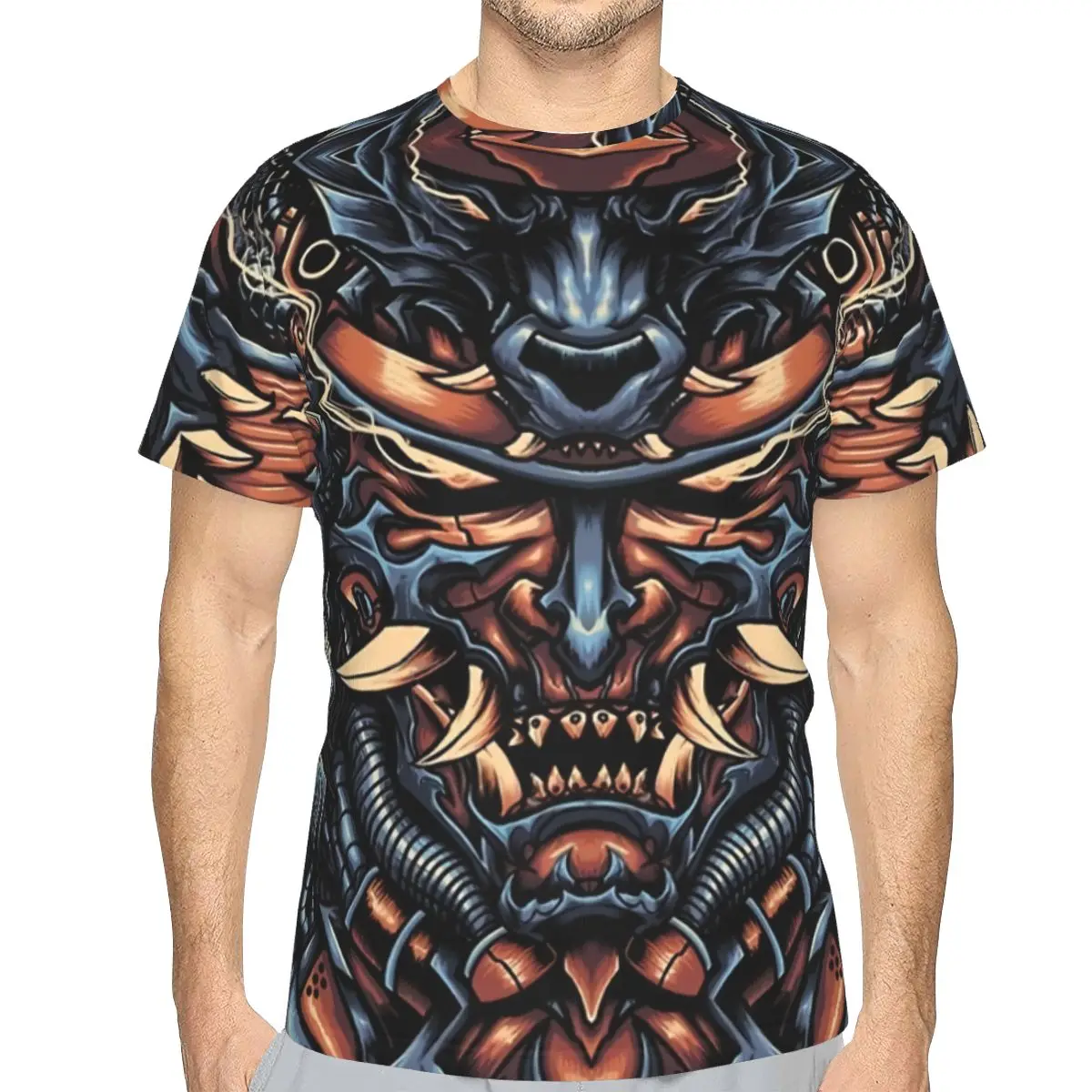 Oni Mask Japanese Culture Style Polyester TShirt Tattoos Art Top Quality New Design Thin T Shirt Short Sleeve 
Oni Mask Japanese Culture Style Polyester TShirt Tattoos Art Top Quality New Design Thin T Shirt Short Sleeve