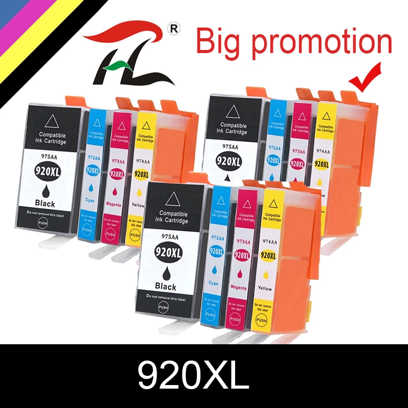 

For HP Compatible Ink Cartridges For HP 920 Deskjet 6000 6500 7000 7500A Printer full For HP920 XL 920XL Cartridge For HP920XL