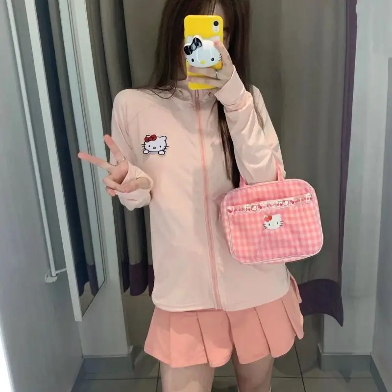 2023 Sanrio Hello Kitty Kuromi Sun Protection Long-Sleeved Hoodie Clothing Thin Section Aviator Summer Casual Jacket Girl Jacket
2023 Sanrio Hello Kitty Kuromi Sun Protection Long-Sleeved Hoodie Clothing Thin Section Aviator Summer Casual Jacket Girl Jacket