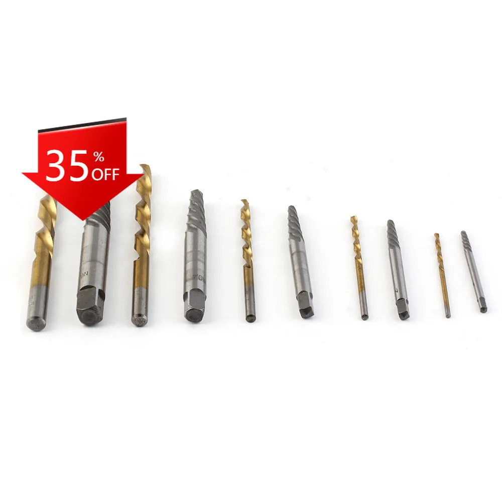 Left Hand Drill Bit Set Steel Handed Stud Remover Screw Extractor Reverse Steel Material, High Strength And Hardness home tools
Left Hand Drill Bit Set Steel Handed Stud Remover Screw Extractor Reverse Steel Material, High Strength And Hardness home tools