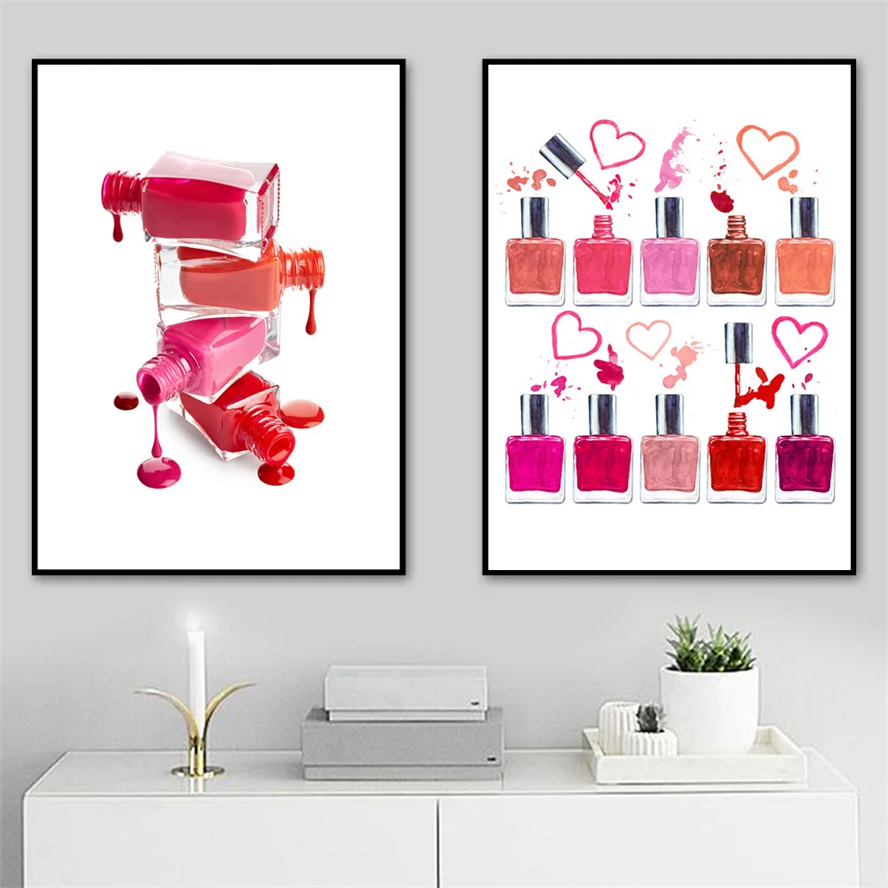 Beauty Poster Bathroom Decor Vanity Art Canvas Painting Nail Polish Print Makeup Illustration Nails Salon Studio Wall Art Decor
Beauty Poster Bathroom Decor Vanity Art Canvas Painting Nail Polish Print Makeup Illustration Nails Salon Studio Wall Art Decor