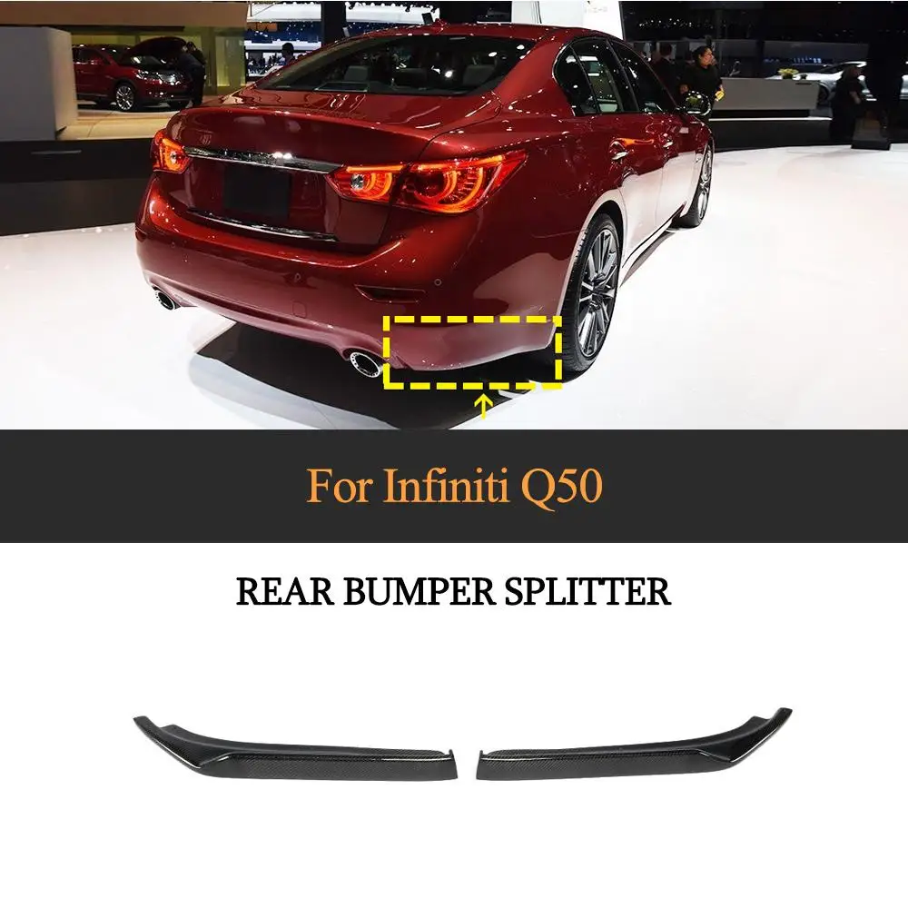 Разветвитель для заднего бампера автомобиля Q50, диффузор для Infiniti Q50 2014-2017, автомобильный спойлер из углеродного волокна, разветвитель, фарт...
Разветвитель для заднего бампера автомобиля Q50, диффузор для Infiniti Q50 2014-2017, автомобильный спойлер из углеродного волокна, разветвитель, фарт...