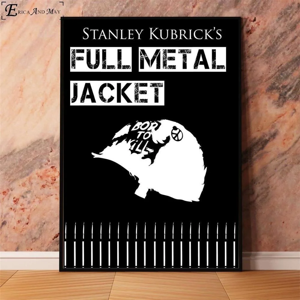 Metal Jacket Full War Movie posters and prints Canvas Painting Art wall pictures wall paintings for bedrooms Affiche
Metal Jacket Full War Movie posters and prints Canvas Painting Art wall pictures wall paintings for bedrooms Affiche