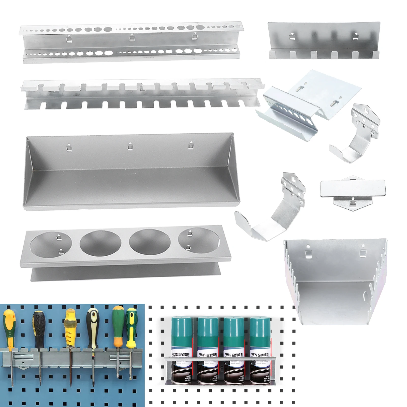 1pc Tools Holder Hanging Rack Hardware Parts Storage Board Wall-Mount Hook Wrench/Drill/Pole/Screwdriver/Socket Organizer Garage
1pc Tools Holder Hanging Rack Hardware Parts Storage Board Wall-Mount Hook Wrench/Drill/Pole/Screwdriver/Socket Organizer Garage