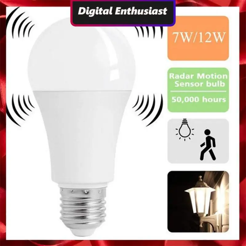 Motion Sensor Light 220 V Bulb Lamp Induction Automatic Induction Led Bulbs E27 Auto Sensitive Light Bulb Passage Light
Motion Sensor Light 220 V Bulb Lamp Induction Automatic Induction Led Bulbs E27 Auto Sensitive Light Bulb Passage Light