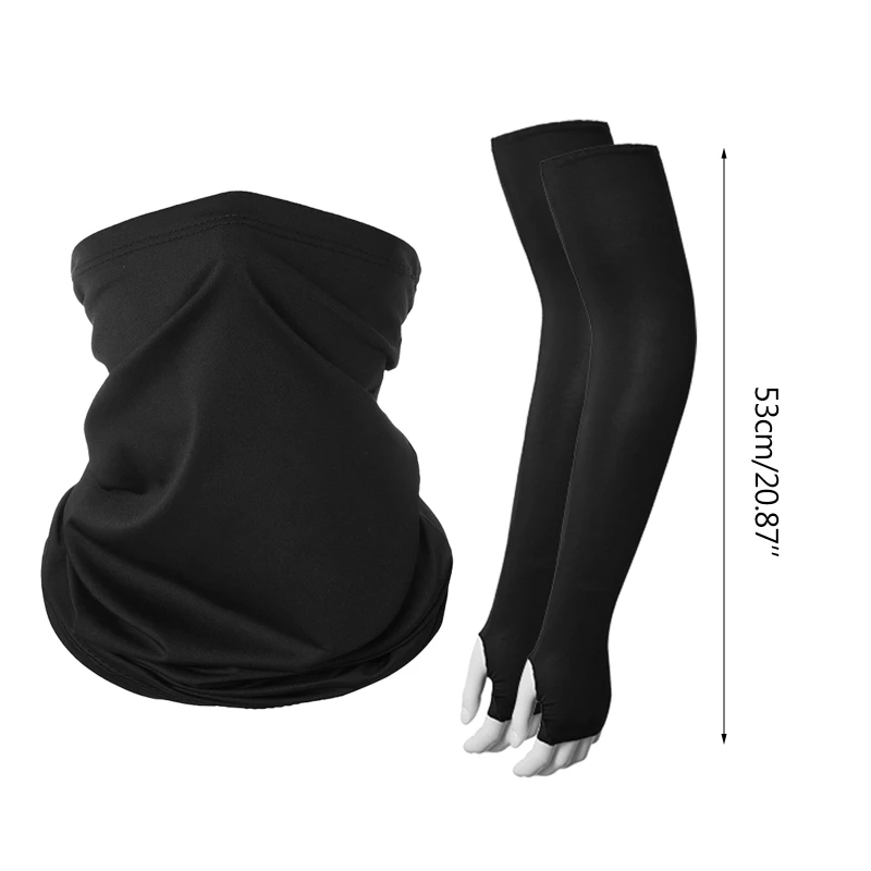 Outdoor Cycling and Sports Protection Sunscreen Sleeves and Bib Combination Two-in-One Fishing Suit H Eadband Sleeves H8WC
Outdoor Cycling and Sports Protection Sunscreen Sleeves and Bib Combination Two-in-One Fishing Suit H Eadband Sleeves H8WC