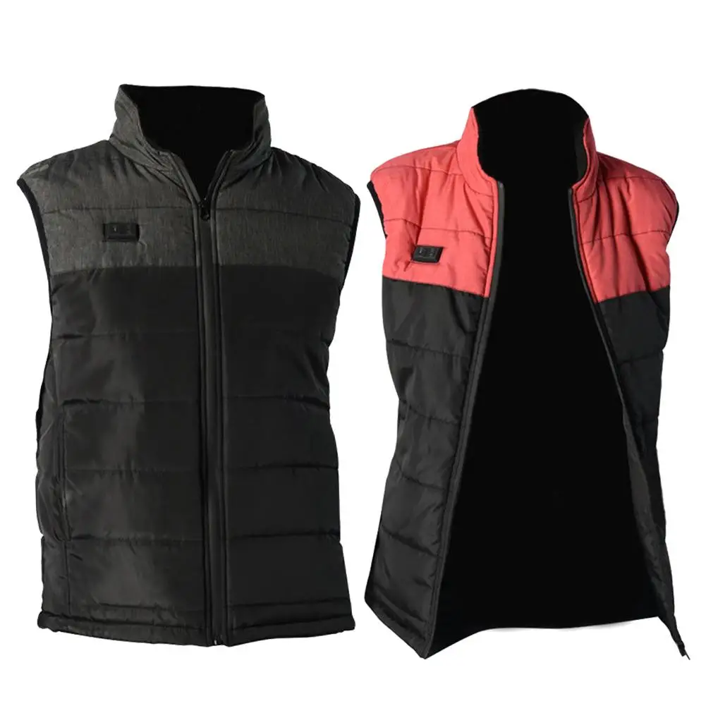 New Fashion Heated Vest Classic Delicate Heated Vest USB Rechargeable Smart Dual Control Vest Cotton Coat for Outdoor Ski
New Fashion Heated Vest Classic Delicate Heated Vest USB Rechargeable Smart Dual Control Vest Cotton Coat for Outdoor Ski