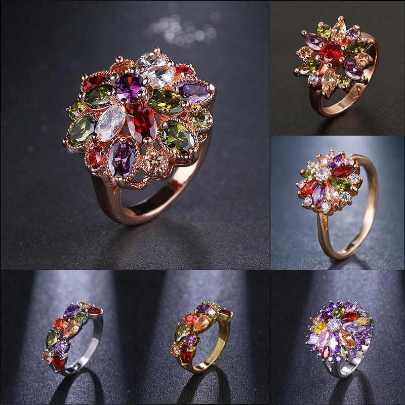 GMGYQ Hot Rose Goud Kleur Mona Lisa Ring voor Vrouwelijke Bruiloft met Kleurrijke Cubic Zirkoon Bijouterie Graduation Gift
GMGYQ Hot Rose Goud Kleur Mona Lisa Ring voor Vrouwelijke Bruiloft met Kleurrijke Cubic Zirkoon Bijouterie Graduation Gift