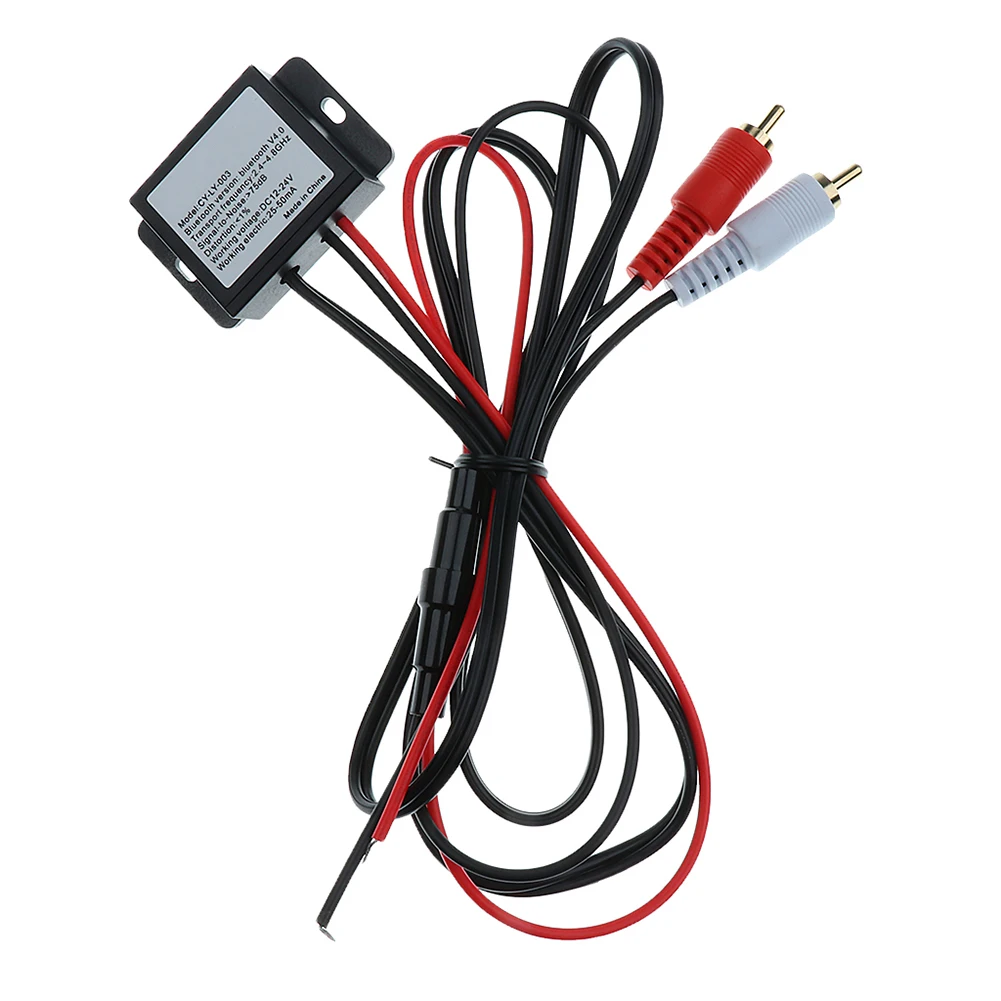 Bluetooth V4.0 DC12-24V Car Aux Adapter BT Music Receiver Module Kit 2 RCA Input Audio Cable Audio Bluetooth 5.0 Audio Cable
Bluetooth V4.0 DC12-24V Car Aux Adapter BT Music Receiver Module Kit 2 RCA Input Audio Cable Audio Bluetooth 5.0 Audio Cable