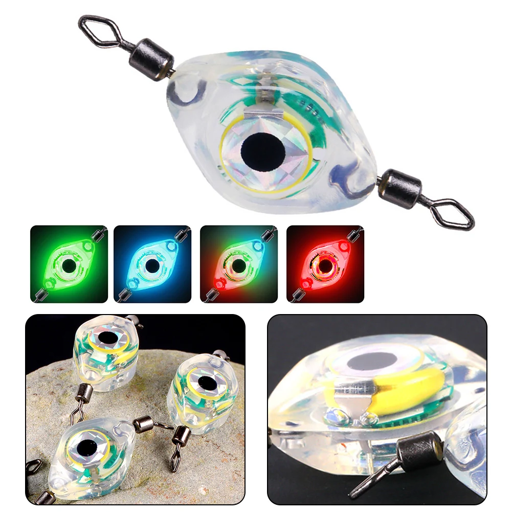 

1Pcs Fishing Lure Light LED Underwater Flash Lure Lamp For Attracting Fish Multicolored Fishing Tool Parts Fitings 4.5 X 1.5cm