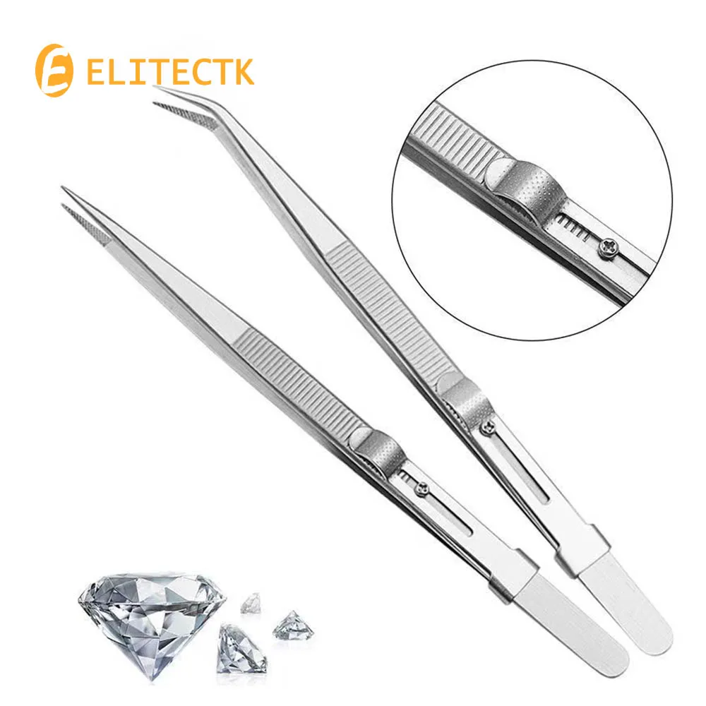 Professional stainless steel high quality jewelry tweezers for DIY diamond gem jewelry Jeweler's jewelry making tools
Professional stainless steel high quality jewelry tweezers for DIY diamond gem jewelry Jeweler's jewelry making tools
