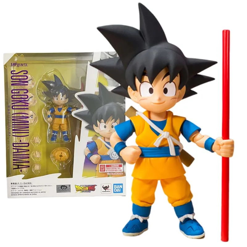 Фигурка Bandai Dragon Ball аниме-фигурки SHF Son Goku Mini Daima коллекционная модель экшн-фигурки