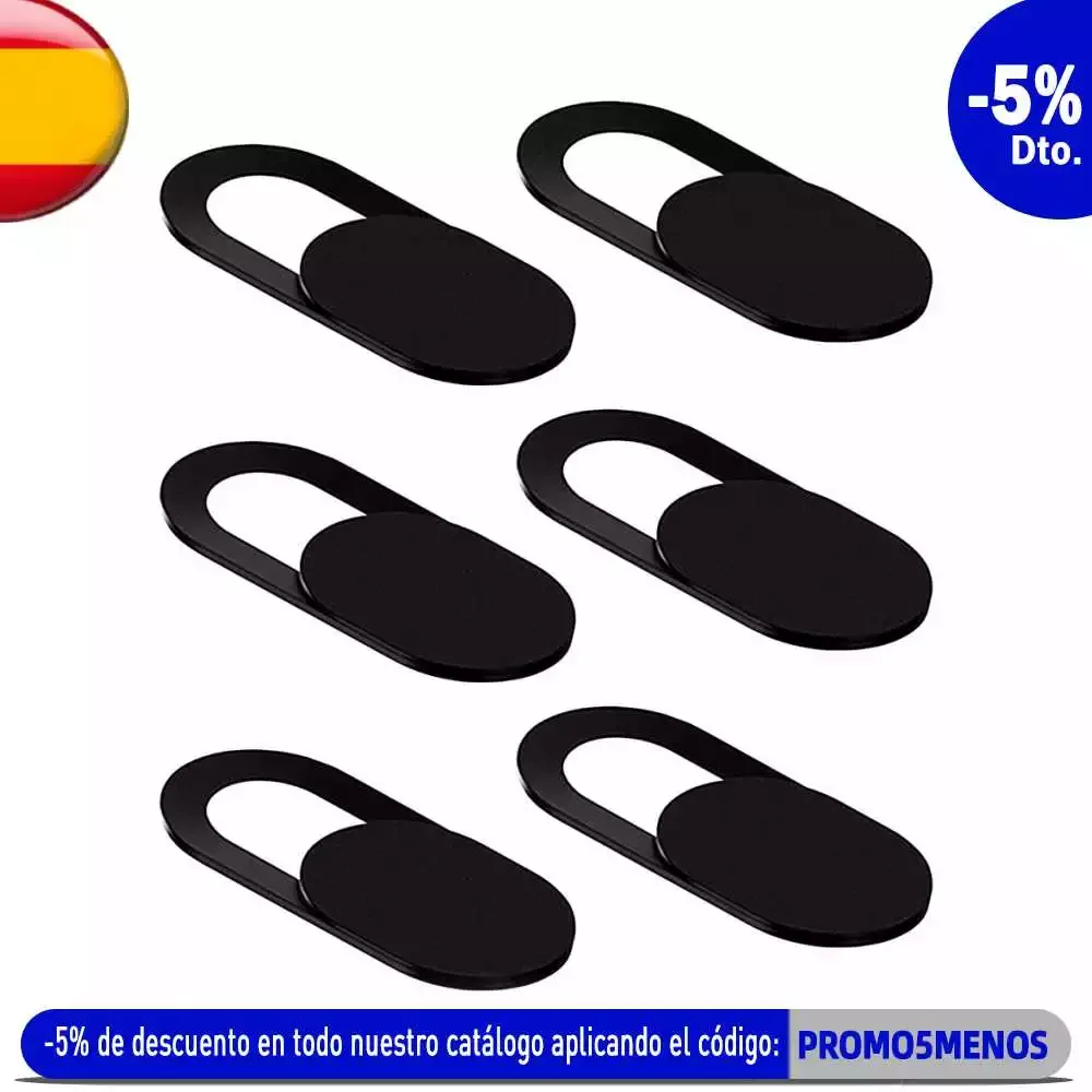 6 x Webcam Cover Slide Ultra Thin Web Camera Sticker Slider Protects Your Privacy Online Black for Laptop Mobile Tablet
6 x Webcam Cover Slide Ultra Thin Web Camera Sticker Slider Protects Your Privacy Online Black for Laptop Mobile Tablet