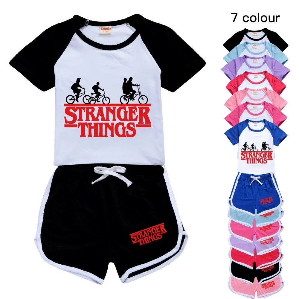 New Kids Stranger Things Clothes Cotton Sport Tracksuits T-shirts Sweatshirt Suit Cartoon Pattern Set Teenager Baby Boys Girl
New Kids Stranger Things Clothes Cotton Sport Tracksuits T-shirts Sweatshirt Suit Cartoon Pattern Set Teenager Baby Boys Girl