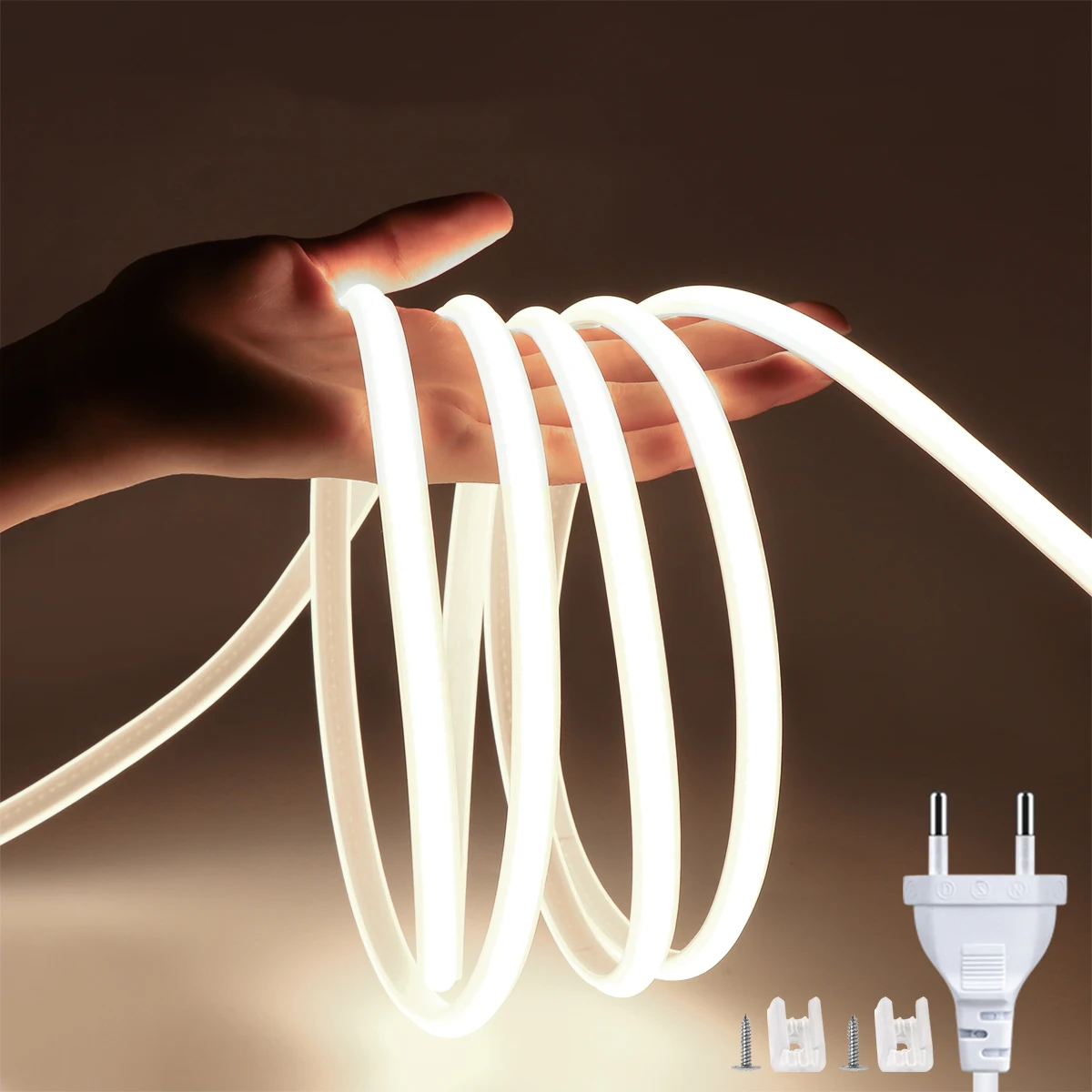 Водонепроницаемая светодиодная лента 220В/110В с выключателем
Водонепроницаемая светодиодная лента 220В/110В с выключателем