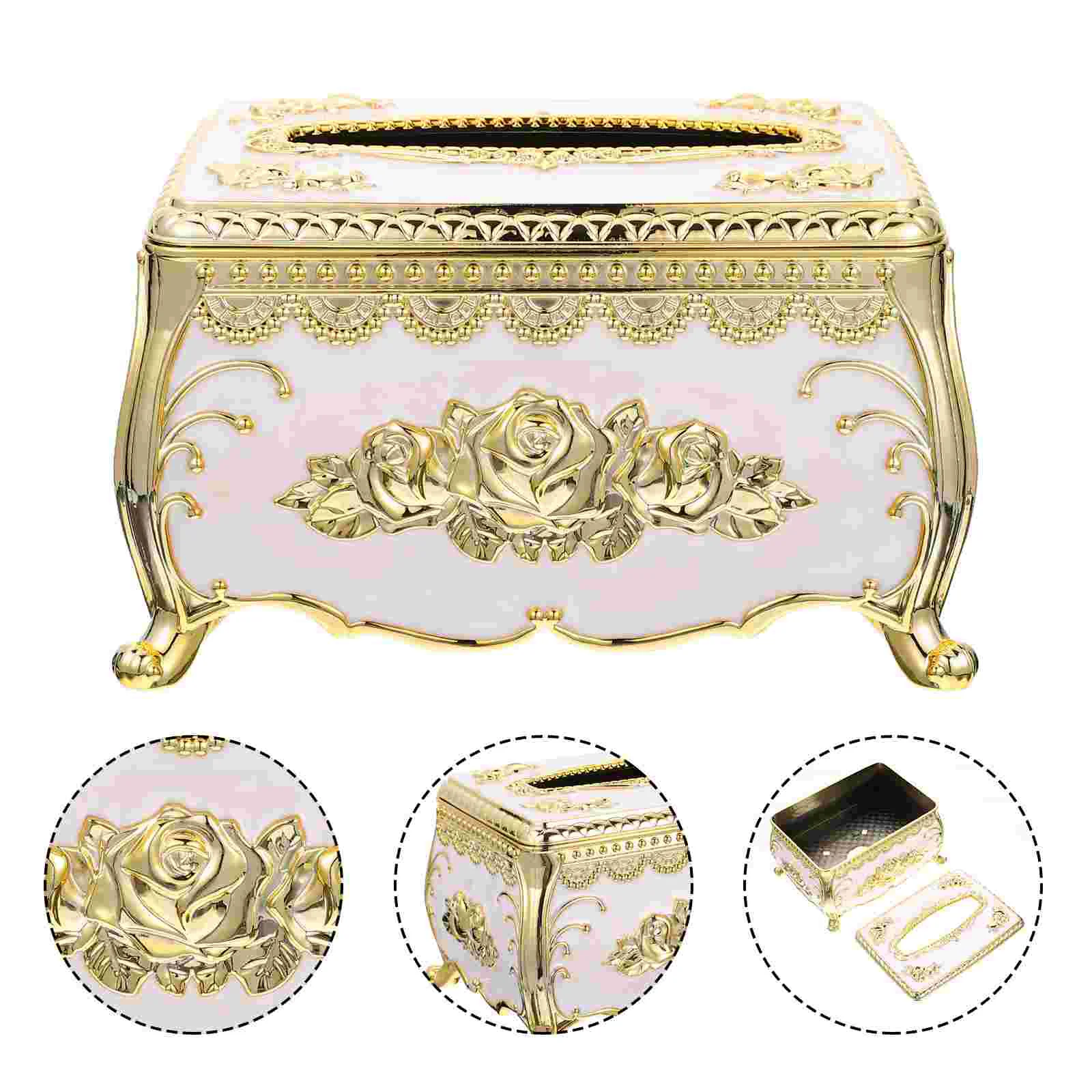 Tissue Box Paper Vintage Holder Case Cover Desktop Decoration Metal Trim Zinc Alloy Boxes for bedroom
Tissue Box Paper Vintage Holder Case Cover Desktop Decoration Metal Trim Zinc Alloy Boxes for bedroom