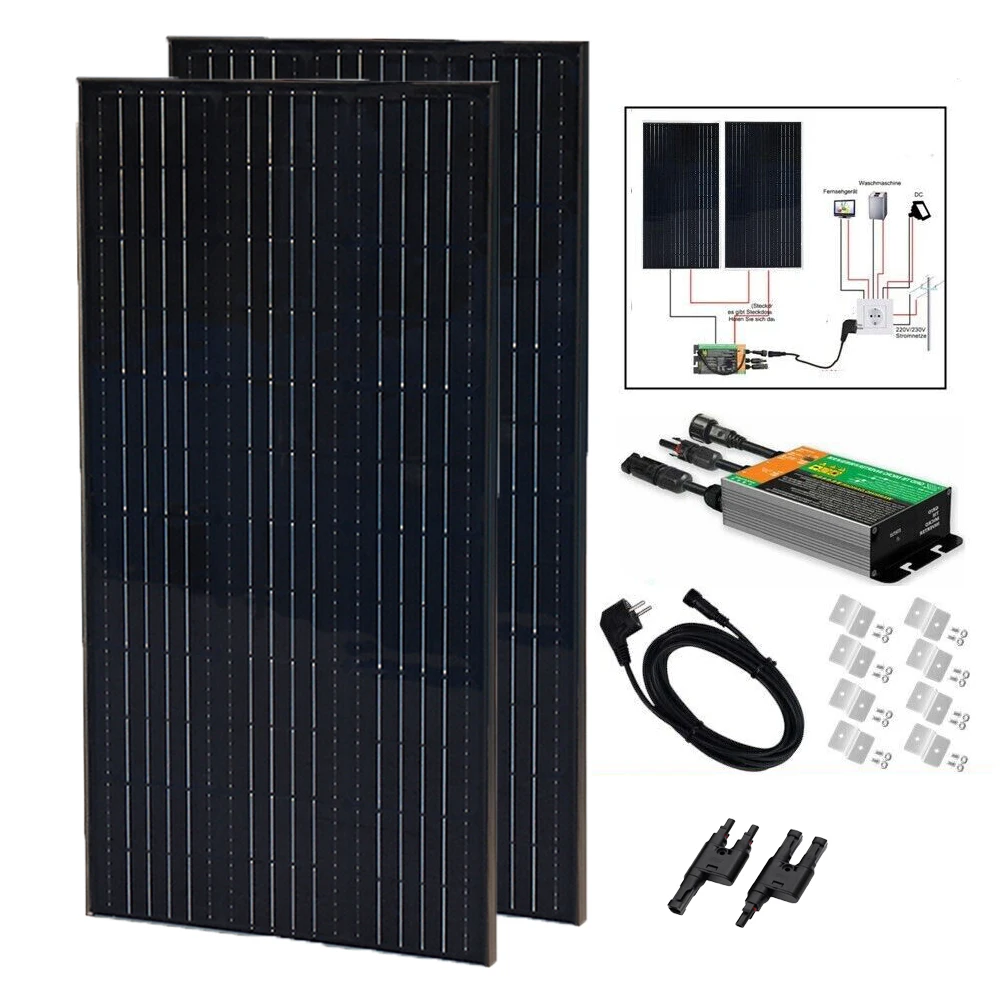 XINPUGUANG 200W 400W 600W Solar Panel Photovoltaic System Balcony Home for Socket 220v 230v Micro Inverter On Grid Solar PV
XINPUGUANG 200W 400W 600W Solar Panel Photovoltaic System Balcony Home for Socket 220v 230v Micro Inverter On Grid Solar PV
