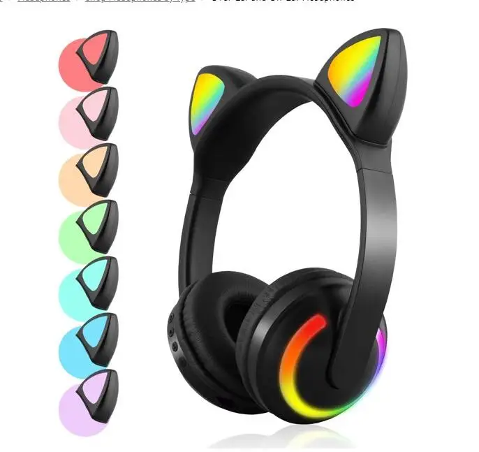 Wireless Bluetooth Kids Headphones Cat Ear Bluetooth Headphones With Noise Cancelling Microphone Volume Headphones 1/4 Inch
Wireless Bluetooth Kids Headphones Cat Ear Bluetooth Headphones With Noise Cancelling Microphone Volume Headphones 1/4 Inch