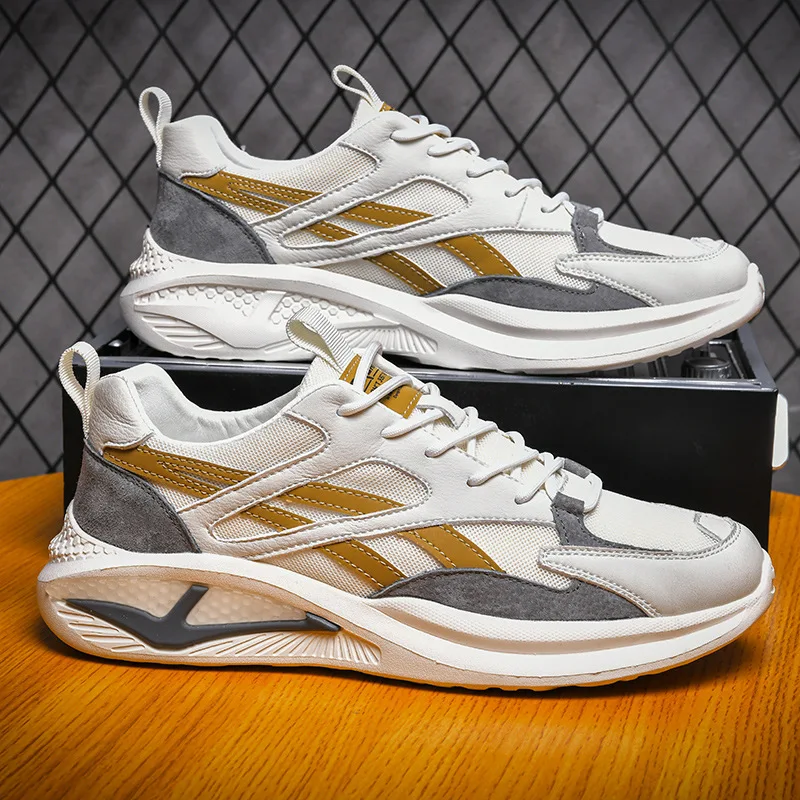 2022 Spring Men's Shoes Casual Sneakers Fashion Mesh Breathable Platform Flats Lace Up Outdoor Walking Shoes
2022 Spring Men's Shoes Casual Sneakers Fashion Mesh Breathable Platform Flats Lace Up Outdoor Walking Shoes