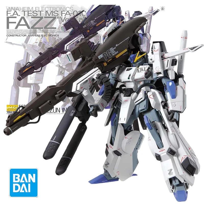 Bandai Original Gundam MG 1/100 211 FAZZ Ver.Ka Anime Action Figure Assembly Model Kit Robot Collection Toy Gift for Children
Bandai Original Gundam MG 1/100 211 FAZZ Ver.Ka Anime Action Figure Assembly Model Kit Robot Collection Toy Gift for Children