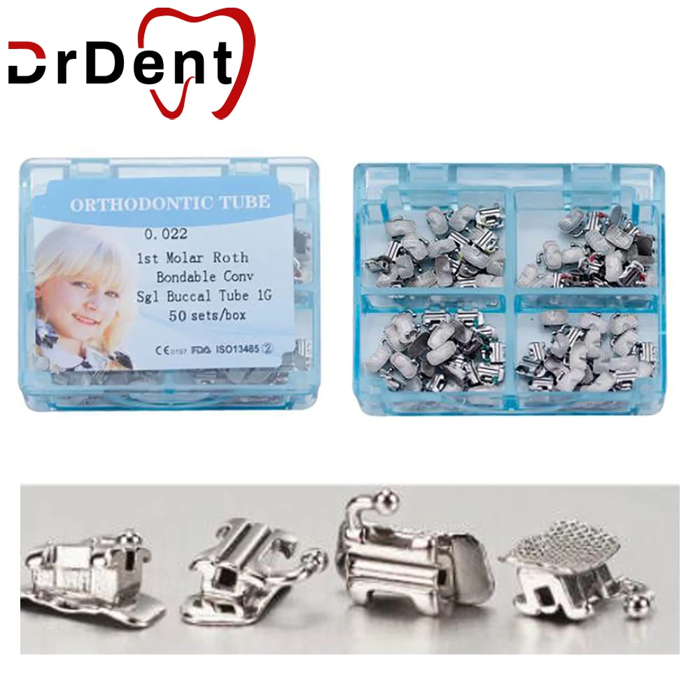 Dental Instruments Orthodontic 1st Molar Bonding Buccal Tubes Conv Roth MBT Mesh Base Single Tube Dentistry Lab
Dental Instruments Orthodontic 1st Molar Bonding Buccal Tubes Conv Roth MBT Mesh Base Single Tube Dentistry Lab