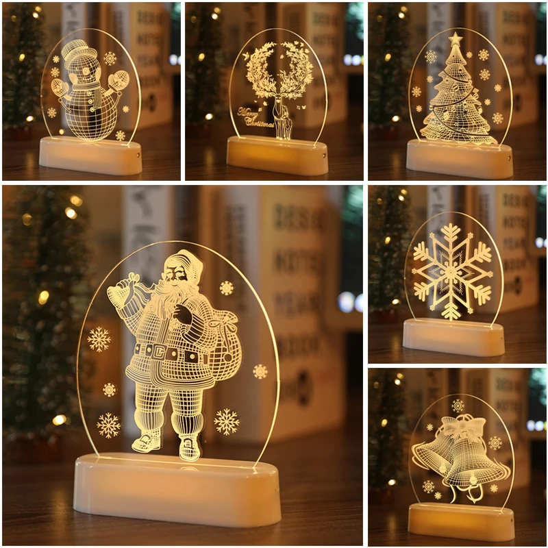 Merry Christmas Home Decoration 3D Santa Snowman Night Light Ornament Christmas Tree Hanging Lantern Naviada Noel New Year 2023
Merry Christmas Home Decoration 3D Santa Snowman Night Light Ornament Christmas Tree Hanging Lantern Naviada Noel New Year 2023