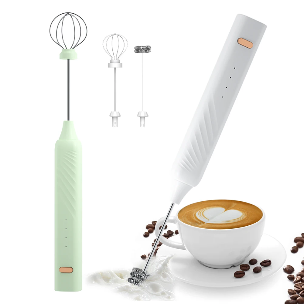 Rechargeable Foamer High Speed Handheld Electric Milk Frother Foam Maker Mixer Coffee Drink Frothing Wand Egg Beater KitchenTool
Rechargeable Foamer High Speed Handheld Electric Milk Frother Foam Maker Mixer Coffee Drink Frothing Wand Egg Beater KitchenTool