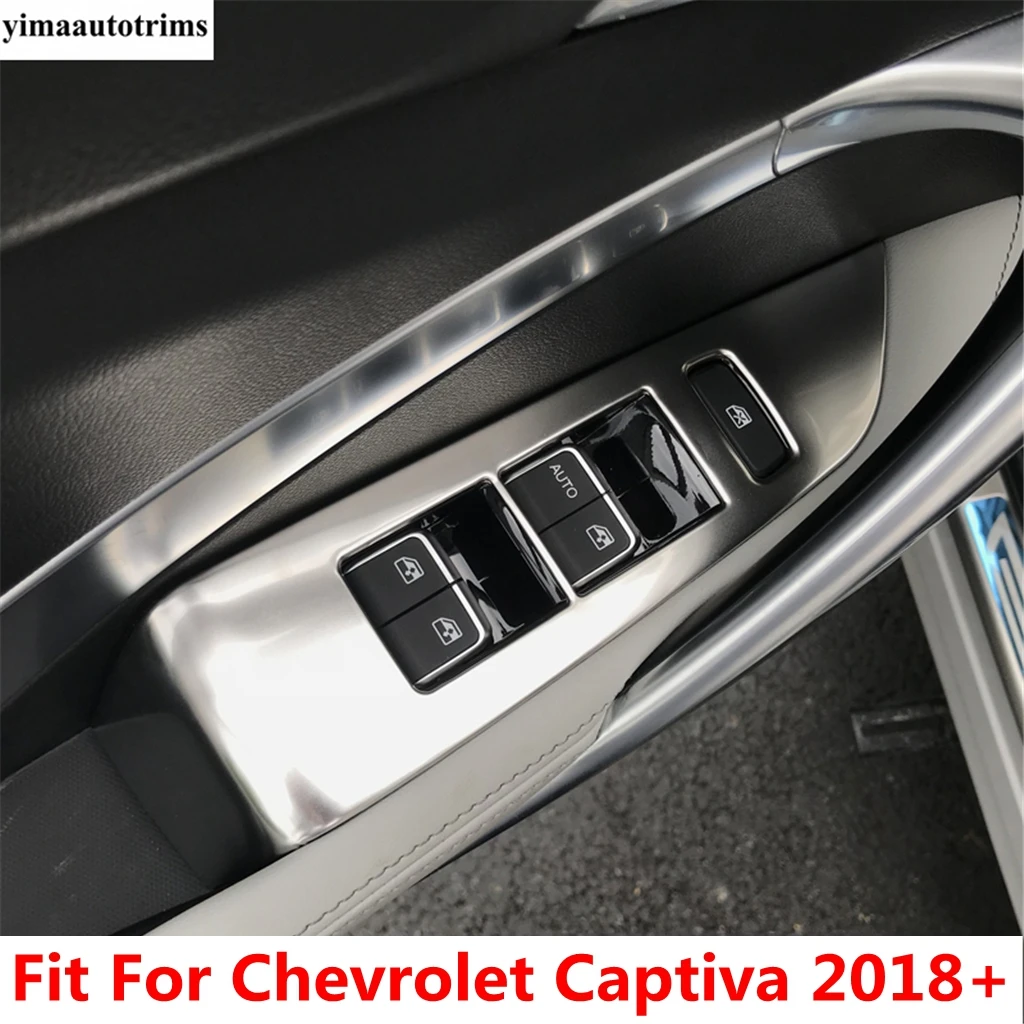 Stainless Steel Window Lifter Switch Control Panel Decoration Cover Trim For Chevrolet Captiva 2018 - 2021 Accessories Interior
Stainless Steel Window Lifter Switch Control Panel Decoration Cover Trim For Chevrolet Captiva 2018 - 2021 Accessories Interior