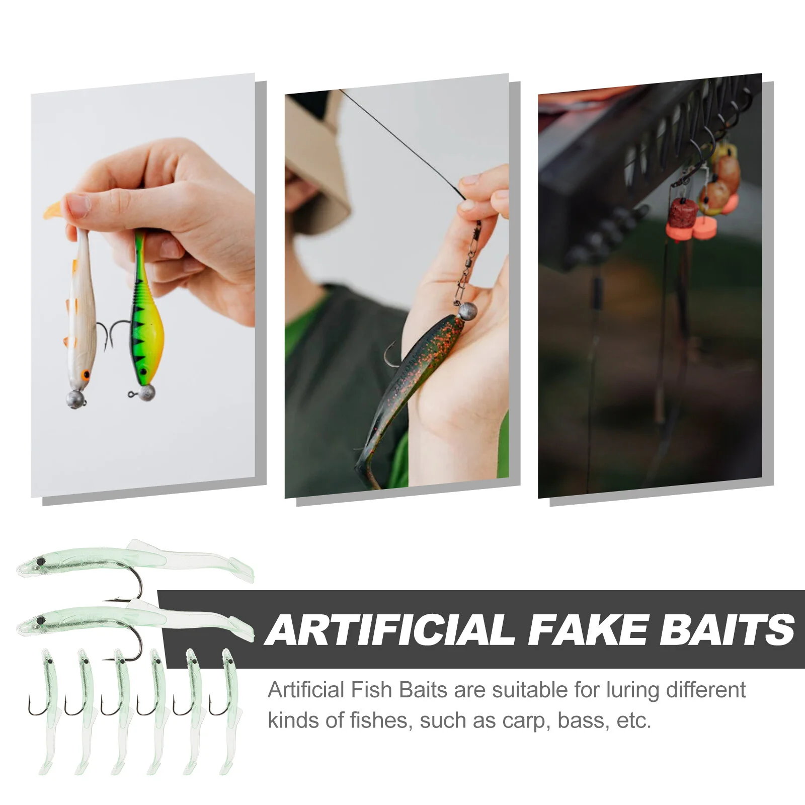 8 Pcs Sinking Lures Outdoor Practical Fish Freshwater Fishing Bait Vivid Glow Tool Metal Baits
8 Pcs Sinking Lures Outdoor Practical Fish Freshwater Fishing Bait Vivid Glow Tool Metal Baits